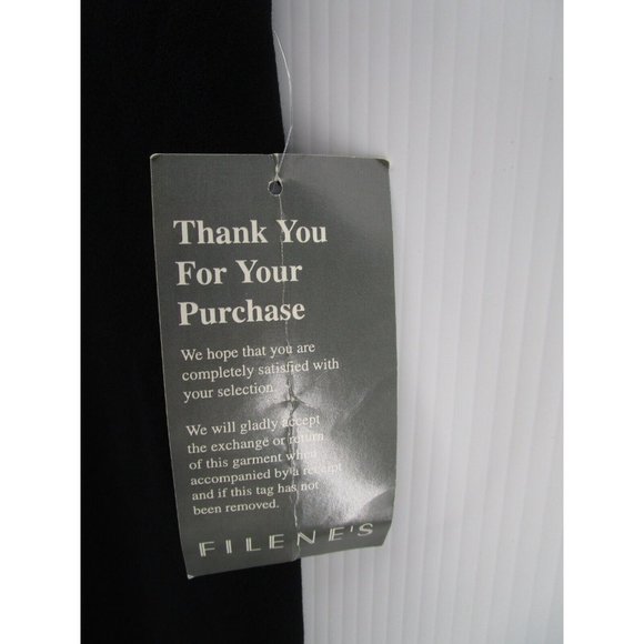 VINTAGE Anne Klein Skirt 10 Maxi Wool Slit Preppy USA Career NEW - Picture 5 of 10